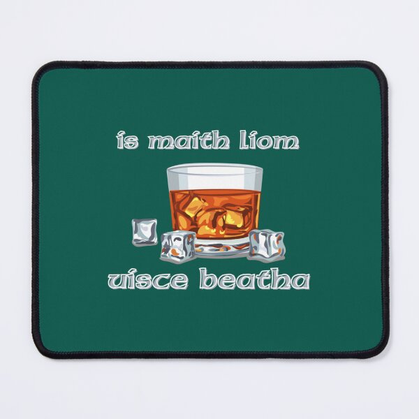 Item preview, I Love Irish Whiskey in Gaelic Irish designed and sold by samlytrader.