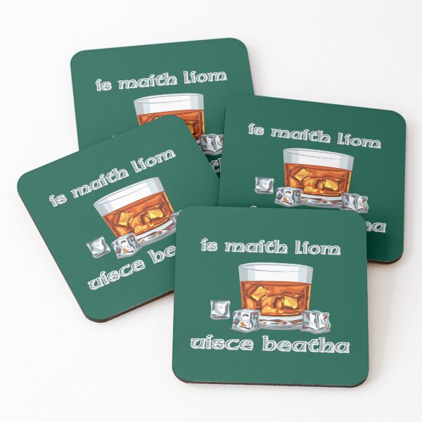 Item preview, I Love Irish Whiskey in Gaelic Irish   designed and sold by samlytrader.
