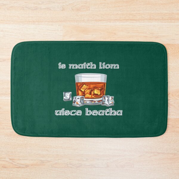 Item preview, I Love Irish Whiskey in Gaelic Irish   designed and sold by samlytrader.