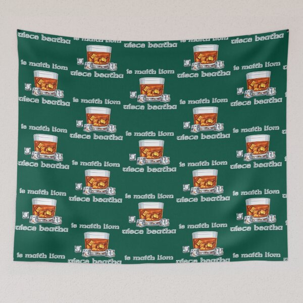 Item preview, I Love Irish Whiskey in Gaelic Irish   designed and sold by samlytrader.