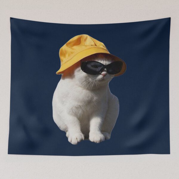 Item preview, bucket hat cat   designed and sold by bodehump32.