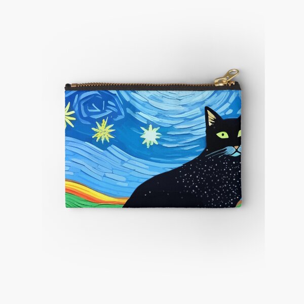 Item preview, Artistic Cat Under The Starry Night designed and sold by ArtisticAllure1.