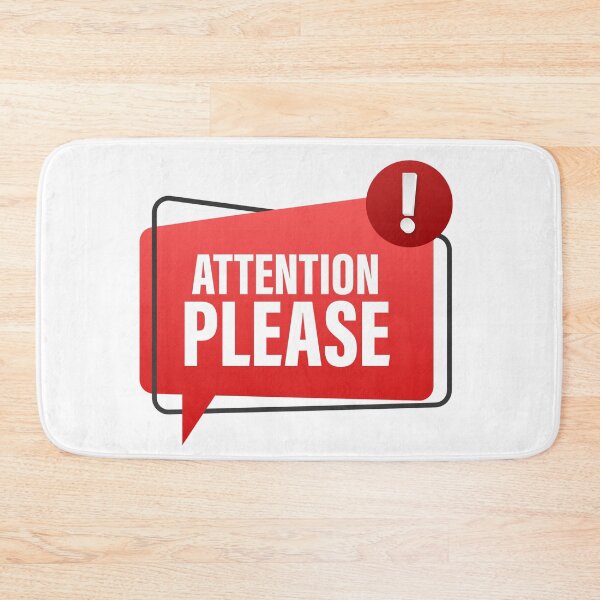 Item preview, Attention Please - Bold and Eye-Catching Apparel Design designed and sold by AnuxStore.