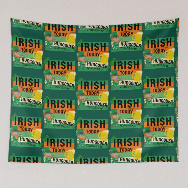 Item preview, St. Patrick_s Day Irish Today Hungover Tomorrow    designed and sold by samlytrader.