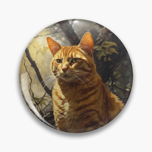 Item preview, Orange Cat in Its Element designed and sold by Brush-Blueprint.