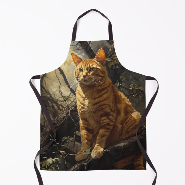 Item preview, Orange Cat in Its Element designed and sold by Brush-Blueprint.