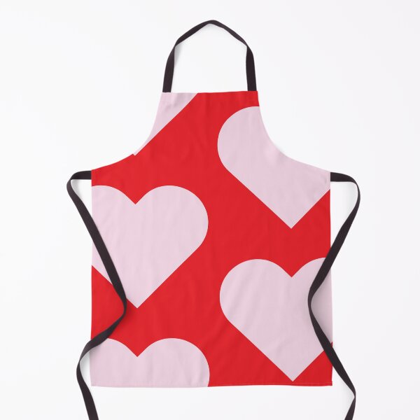 Item preview, Pink Hearts on Red Background - Pattern/Print - Love designed and sold by JustBStudios.