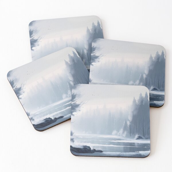 Item preview, Snowy winter wonderland designed and sold by synthetichoriz.