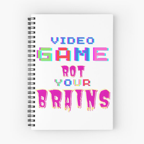 Item preview, los videojuegos pudren tu cerebro designed and sold by Big-Bil.