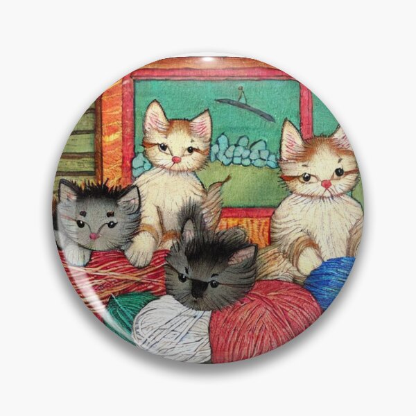 Item preview, Displeased Kittens With Yarn  designed and sold by jessie1817.