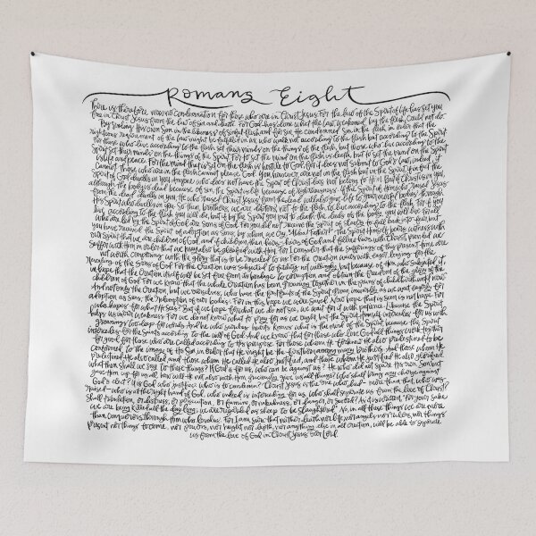 Item preview, Romans 8 Lettered  designed and sold by thomaslettering.
