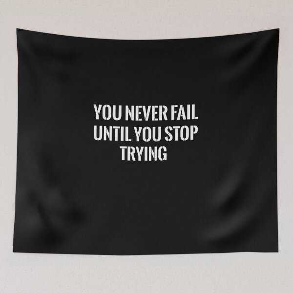 Item preview, You Never Fail Until You Stop Trying designed and sold by Ounistore.