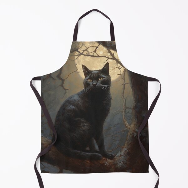 Item preview, Black Cat of the Moon designed and sold by Brush-Blueprint.