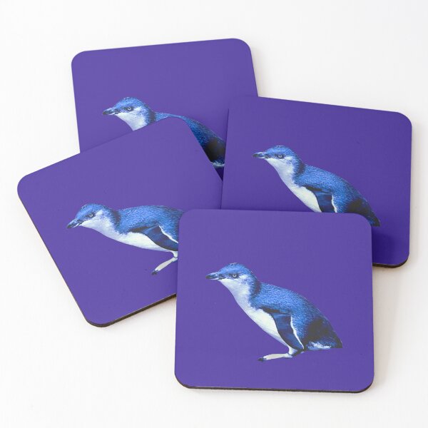 Item preview, SBP Little Blue Penguin (Dark Purple #3A2096 background)  designed and sold by SBPenguins.