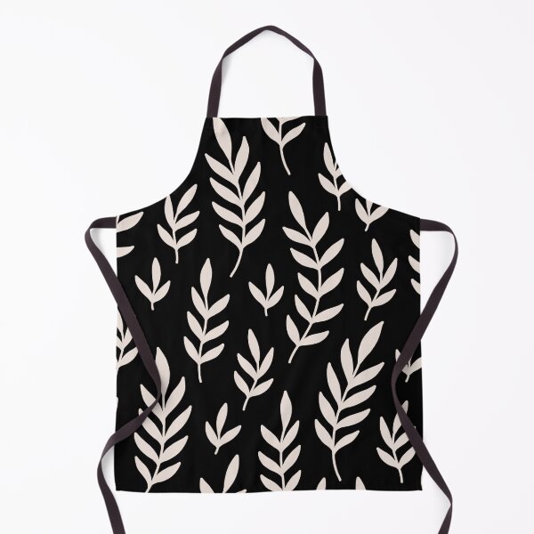 Item preview, White Leaves On Black Background designed and sold by TheCatmeow2000.