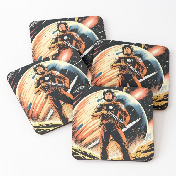 Item preview, Comando espacial retro designed and sold by ByteyCreatives.