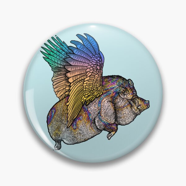 Item preview, Icarus Pig designed and sold by FreyStrandDraws.