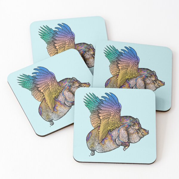 Item preview, Icarus Pig designed and sold by FreyStrandDraws.