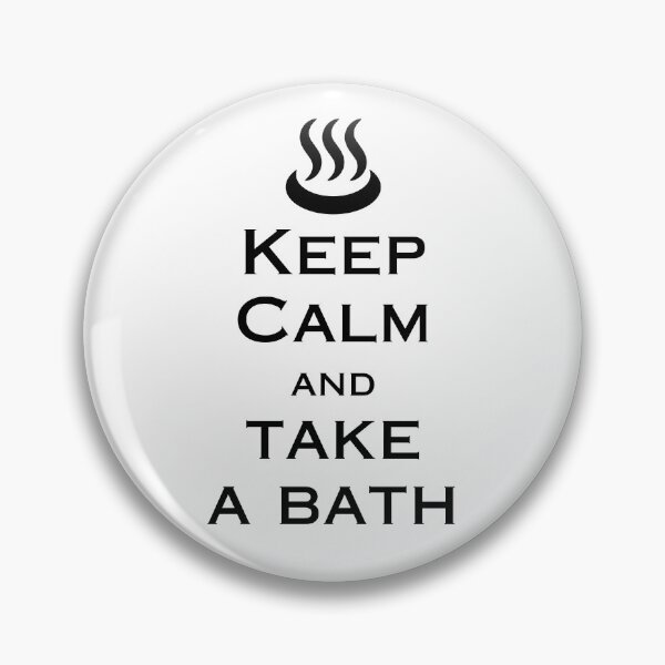 Item preview, Keep Calm And Take A Bath with Japanese Onsen Mark designed and sold by katzteeshop.