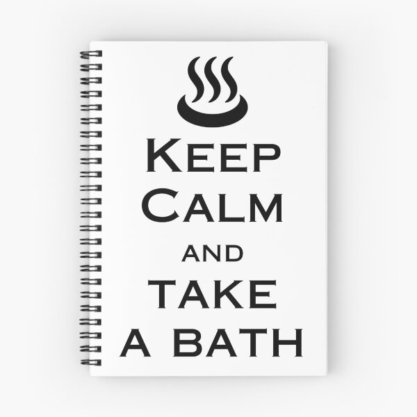 Item preview, Keep Calm And Take A Bath with Japanese Onsen Mark designed and sold by katzteeshop.