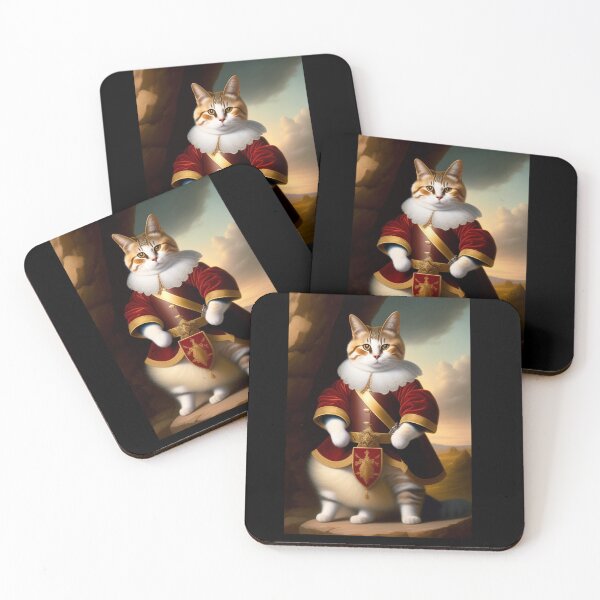 Item preview, Tabby cat king in ancestral outfit designed and sold by 3TFashion.