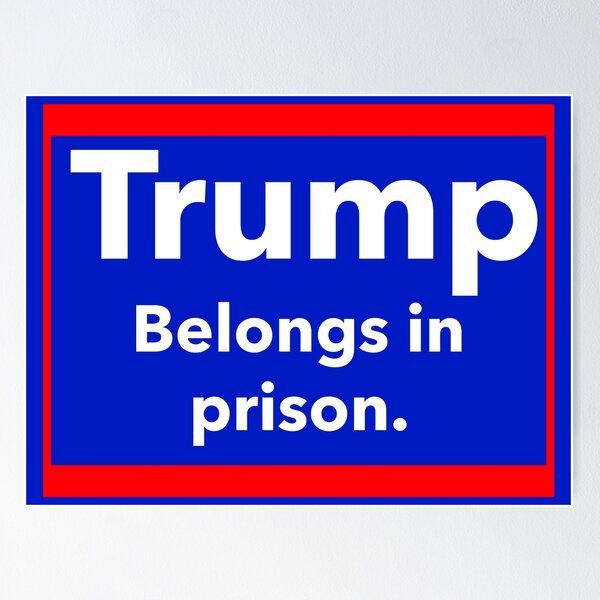 Item preview, Trump belongs in prison  designed and sold by Rachel the Artist .