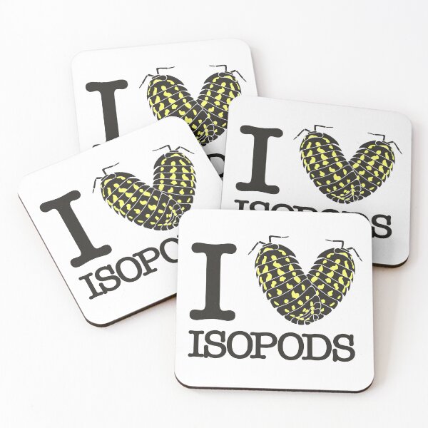 Item preview, I Heart Isopods Roly Polies designed and sold by CraftyCaverns.
