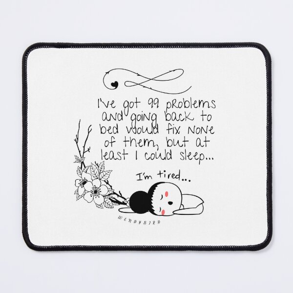 Item preview, Napping Will Achieve... Sleep (Black & White) designed and sold by Wendy Bird.