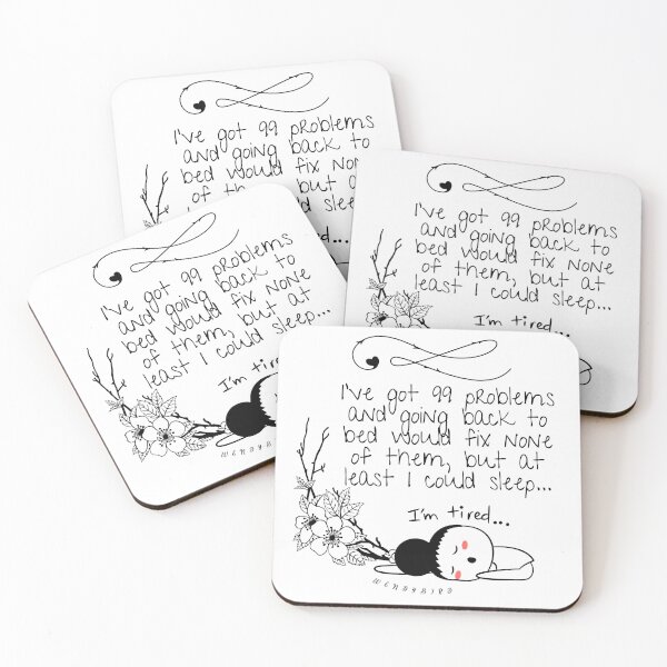 Item preview, Napping Will Achieve... Sleep (Black & White) designed and sold by Wendy Bird.