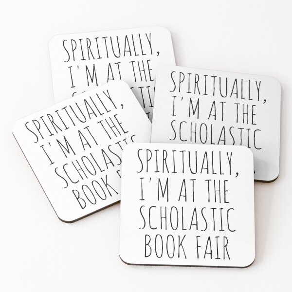 Item preview, Bookish Stickers, spiritually I'm at the Scholastic Book Fair, Gifts for Teachers designed and sold by cizito.