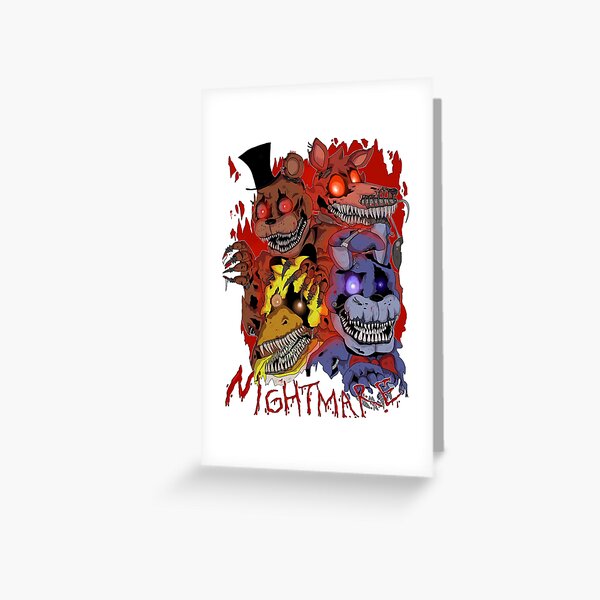 Fnaf 4 Unblocked Greeting Cards for Sale