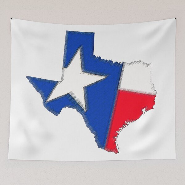 Item preview, Mapa de Texas con la bandera del estado de Texas designed and sold by Havocgirl.