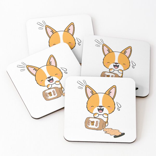 Item preview, Cute Corgi spilled a jar of peanut butter designed and sold by Pet Station.