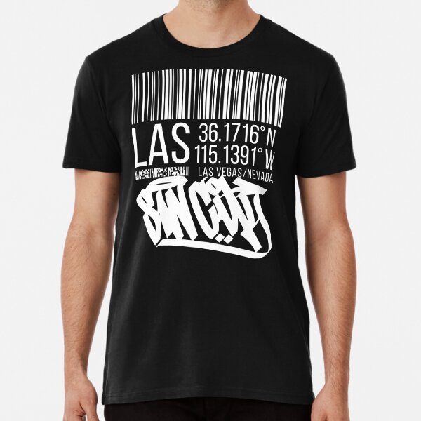 Las Vegas Nevada LV Strip Casino Coordinates' Men's T-Shirt