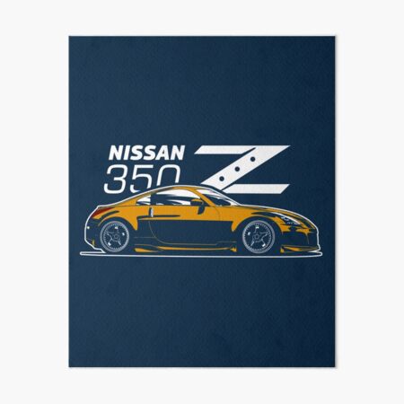 Nissan 350Z // Rear Art Board Print by PixelRandom