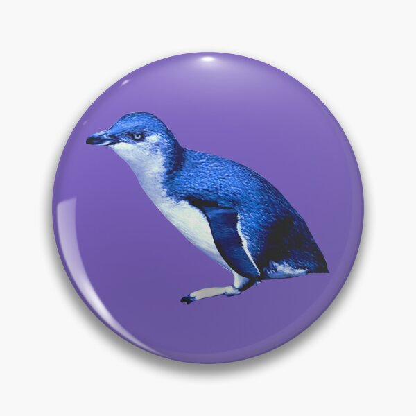 Artikelvorschau, SBP Little Blue Penguin (Light Purple #795FC1 background)  entworfen und verkauft von SBPenguins.