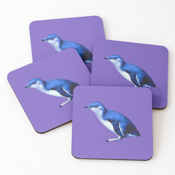 Artikelvorschau, SBP Little Blue Penguin (Light Purple #795FC1 background) entworfen und verkauft von SBPenguins.