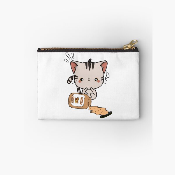 Item preview, Cute Tabby Cat spilled a jar of peanut butter designed and sold by Pet Station.