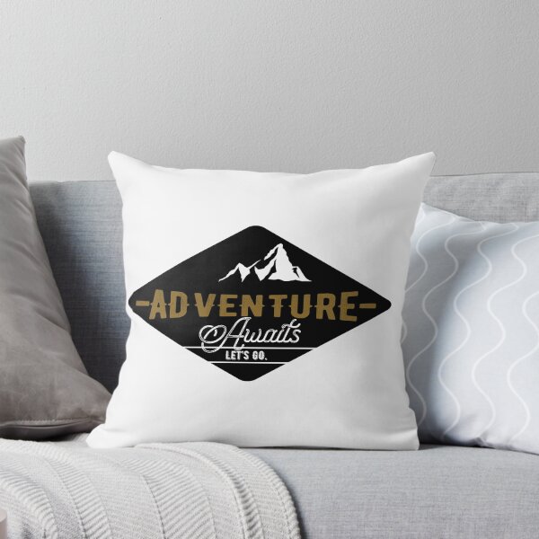 Item preview, ADVENTURE AWAITS LET'S GO Mountain logo designed and sold by starkle.