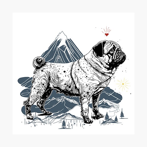 Item preview, Pug designed and sold by CortexCreations.