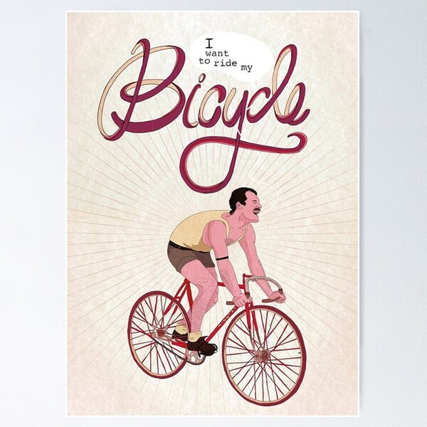 Item preview, I Want To Ride My Bicycle designed and sold by renoadiser.
