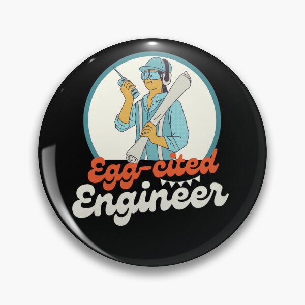 Item preview, Funny Egg-cited Engineer, Happy Easter 2023 designed and sold by chetan786.