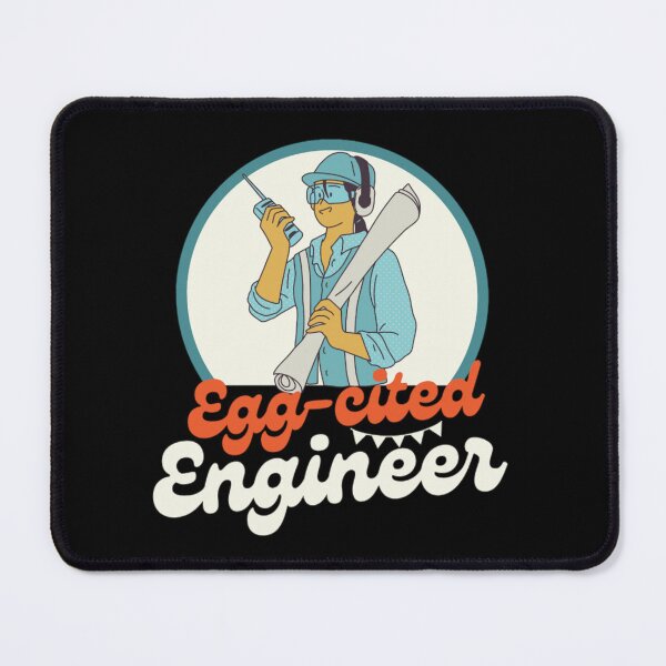 Item preview, Funny Egg-cited Engineer, Happy Easter 2023 designed and sold by chetan786.