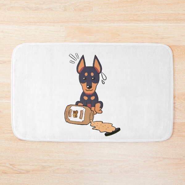 Item preview, Cute Guard dog spilled a jar of peanut butter designed and sold by Pet Station.