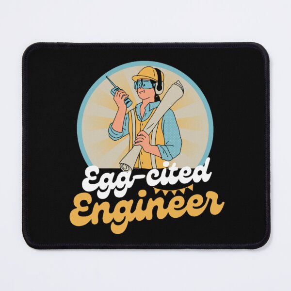 Item preview, Funny Egg-cited Engineer, Happy Easter 2023 designed and sold by chetan786.