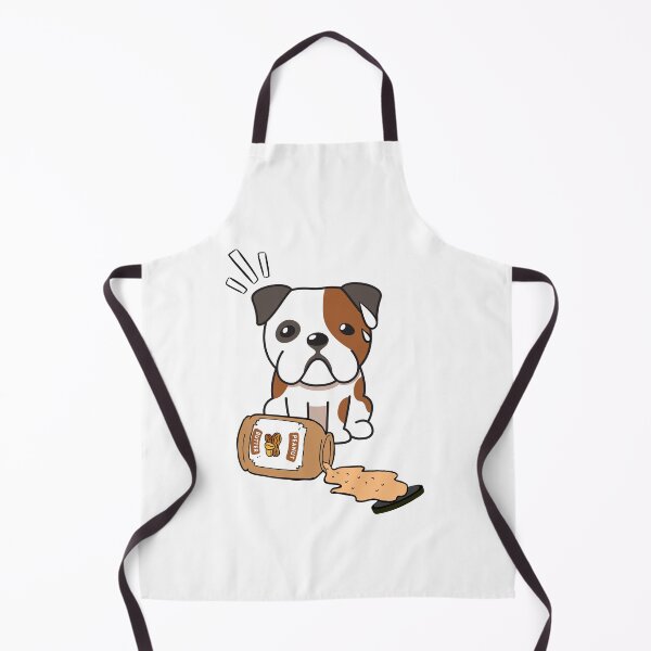 Item preview, Cute Bulldog spilled a jar of peanut butter designed and sold by Pet Station.