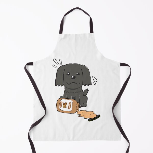 Item preview, Cute Black Dog spilled a jar of peanut butter designed and sold by Pet Station.