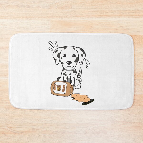 Item preview, Cute Dalmatian spilled a jar of peanut butter designed and sold by Pet Station.
