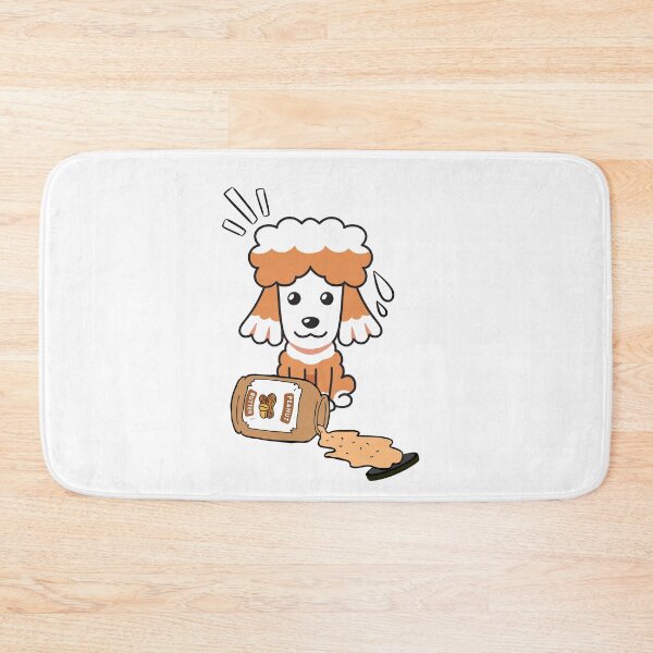 Item preview, Cute Brown Dog spilled a jar of peanut butter designed and sold by Pet Station.