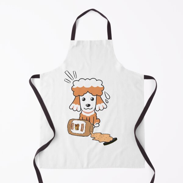 Item preview, Cute Brown Dog spilled a jar of peanut butter designed and sold by Pet Station.